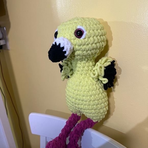 Other - Crotchet Flamingo plushie, handmade  made with love.